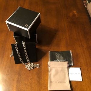 David Yurman medium oval link necklace.